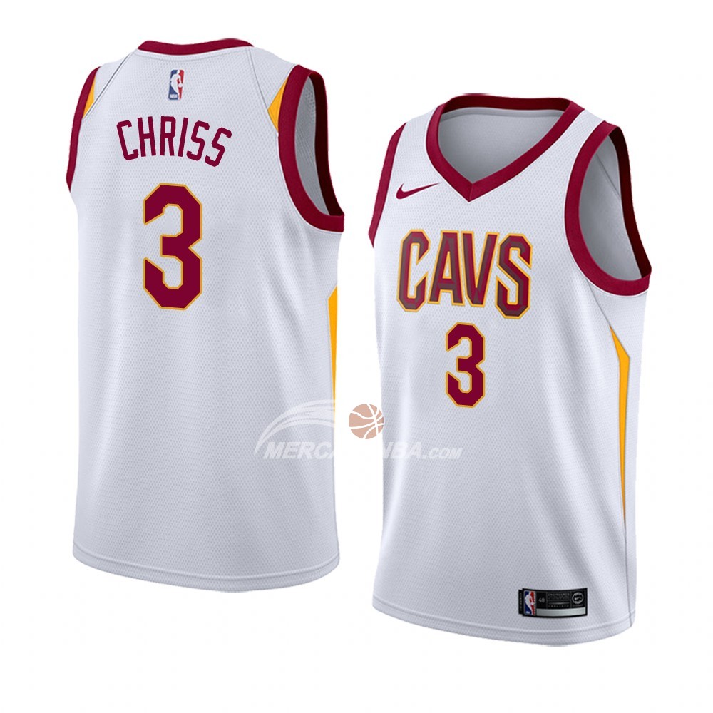 Maglia Cleveland Cavaliers Marquese Chriss Association 2018 Bianco
